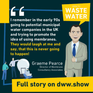Membrane treatments have been first ignored before regulation kicked in, in the 1990s. But that did not (yet) support Membrane Bioreactors.