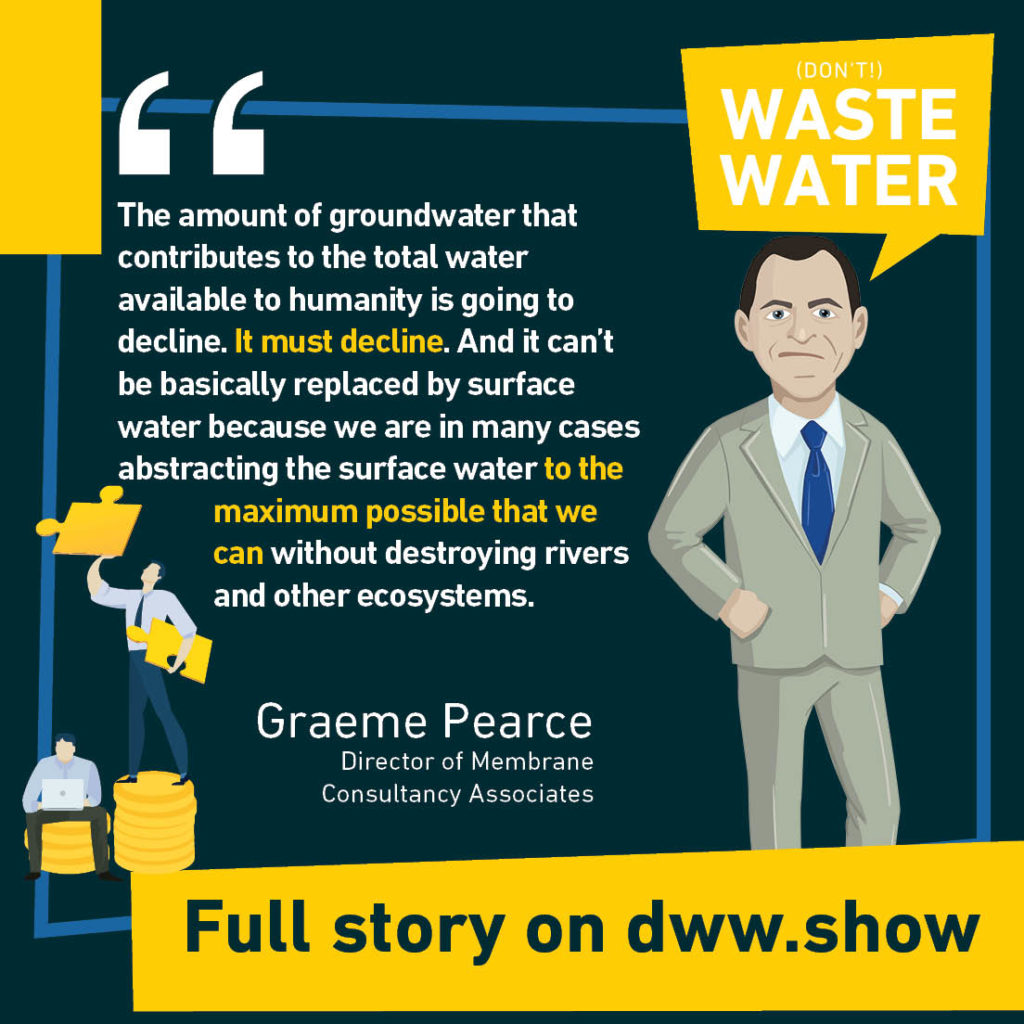 Wastewater Reuse might soon be mandatory. So we better start sharing the message, as Graeme Pearce shares on this week's podcast!