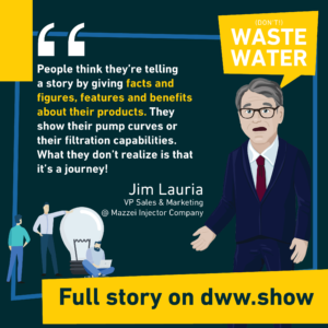 Telling a story isn't about fact, figures, features and benefits. There's a journey around, and that's where you have to put your efforts in.