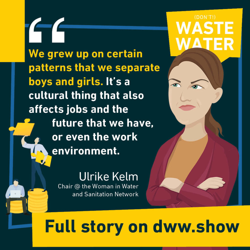 How do you break a pattern of gender inequity? We are all grown to male and female stereotypes, visibility shall be in for the save. So speaks Ulrike Kelm!