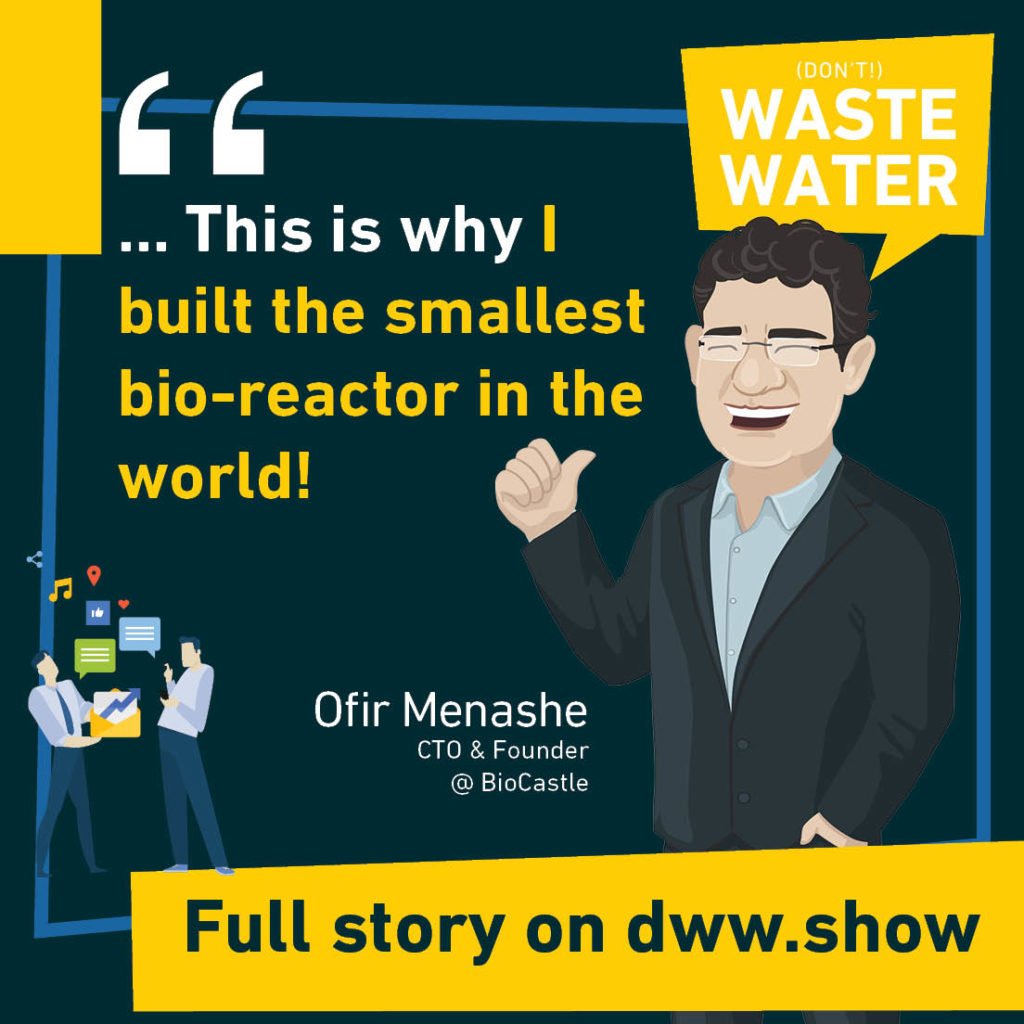 This is why I built the smallest bio-reactor in the world! Technically speaking: microbial encapsulation. Ofir Menashe - CTO & Founder of BioCastle
