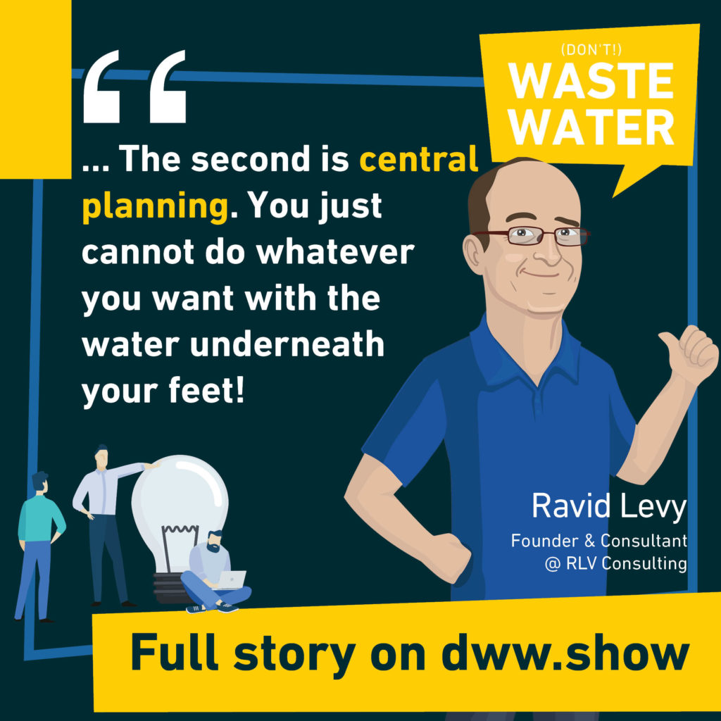Central Planning is the second pillar of the Israel Water Miracle. (as Ravid Levy explains)