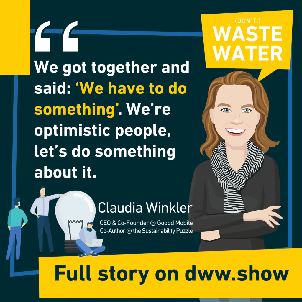 Alice Schmidt and Claudia Winkler knew, they "had to do something". What? The Sustainability Puzzle book.