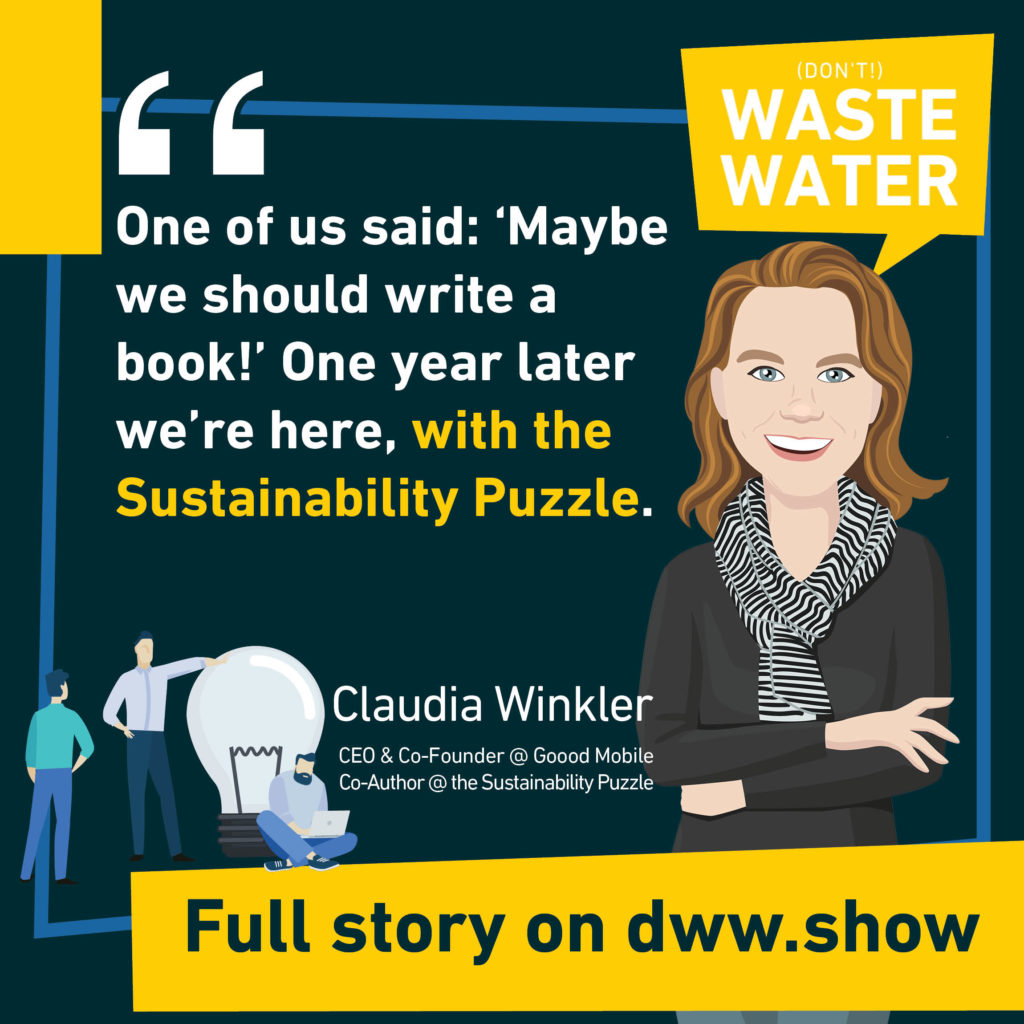 so Alice Schmidt and Claudia Winkler decided to write the Sustainability Puzzle book.