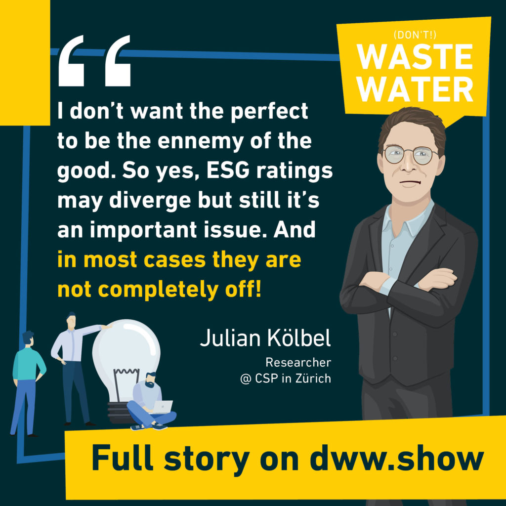 ESG ratings may not be perfect, but they are not completely off when it comes to Impact Investing - so Julian Kölbel says