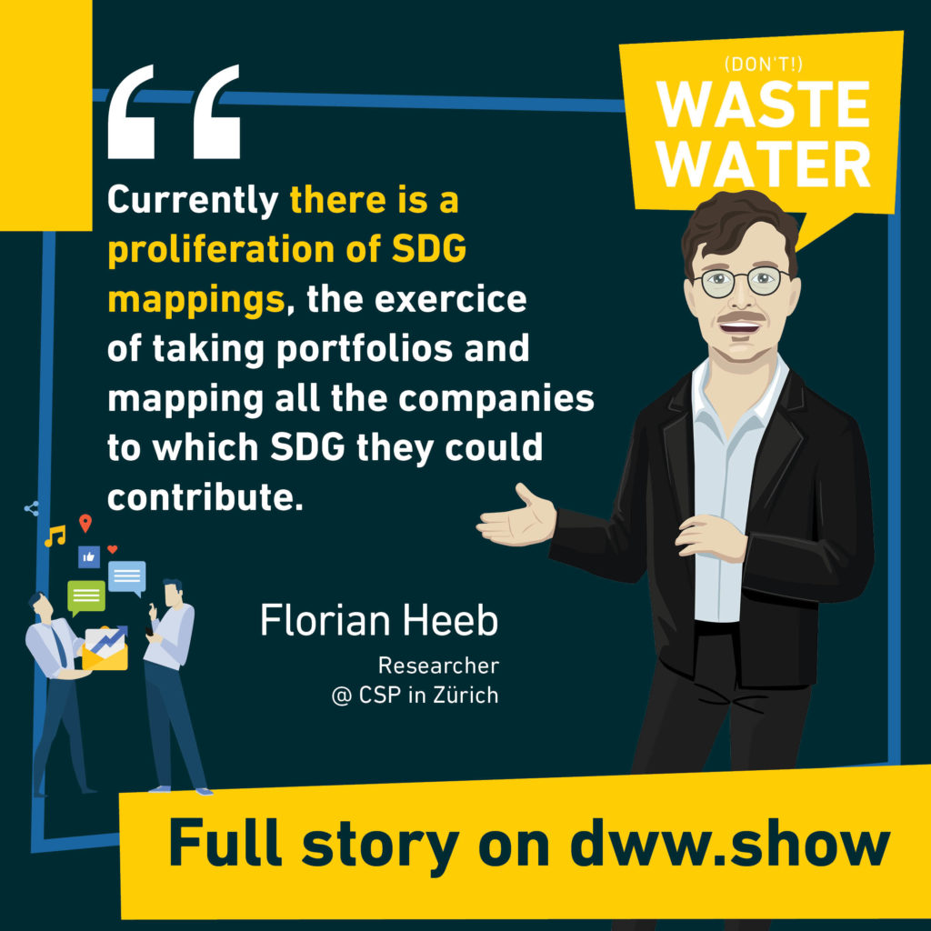 Mappings according to UN Sustainable Development Goals is currently popular among investment funds, according to Florian Heeb.