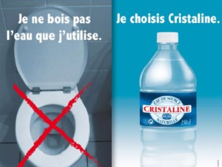 Cristaline was fined for this Bottled Water ad