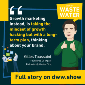 Growth Marketing takes the mindset of growth hacking, but with a long-term plan