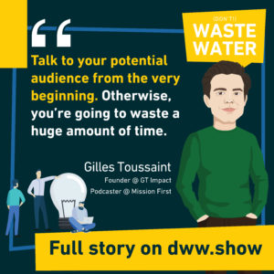 Think of your potential audience from the beginning. That's your growth path, thinks the host of the "Mission First" podcast.