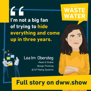 As an Innovation Specialist, Lea im Obersteg is not a big fan of trying to hide everything and come up in three years.