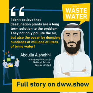 Desalination is not a long-term solution, thinks Abdulla Alshehhi. We must go for unconventional water sources, such as Iceberg Harvesting to green a desert.