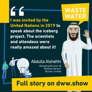 The United Nations listed Iceberg Harvesting as one of the unconventional sources of water to overcome water scarcity, recalls Abdulla Alshehhi