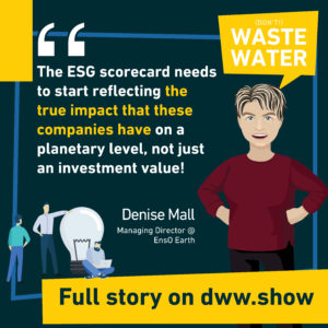 ESG scorecard is just an indicator, thinks Denise Mall, Managing Director from EnsO Earth