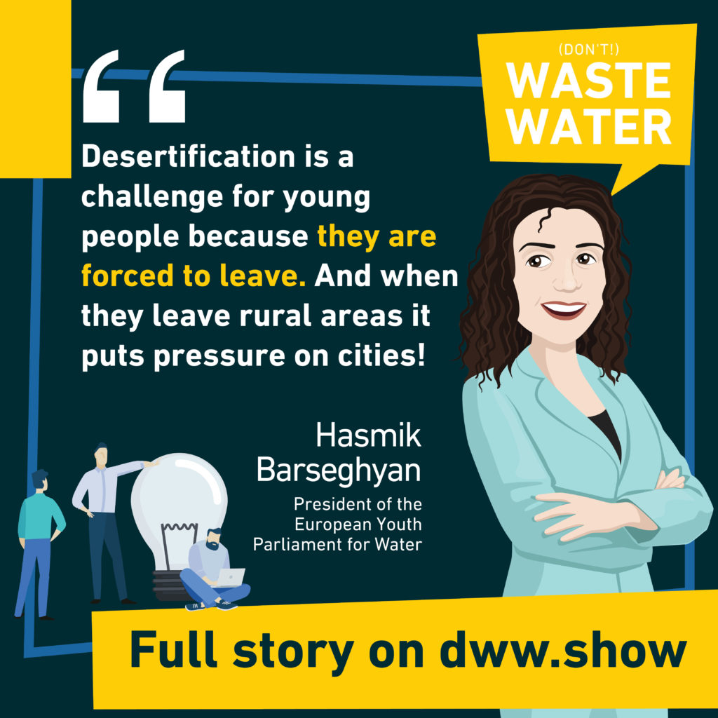 Desertification is a water industry's challenge, so is water scarcity and water quality