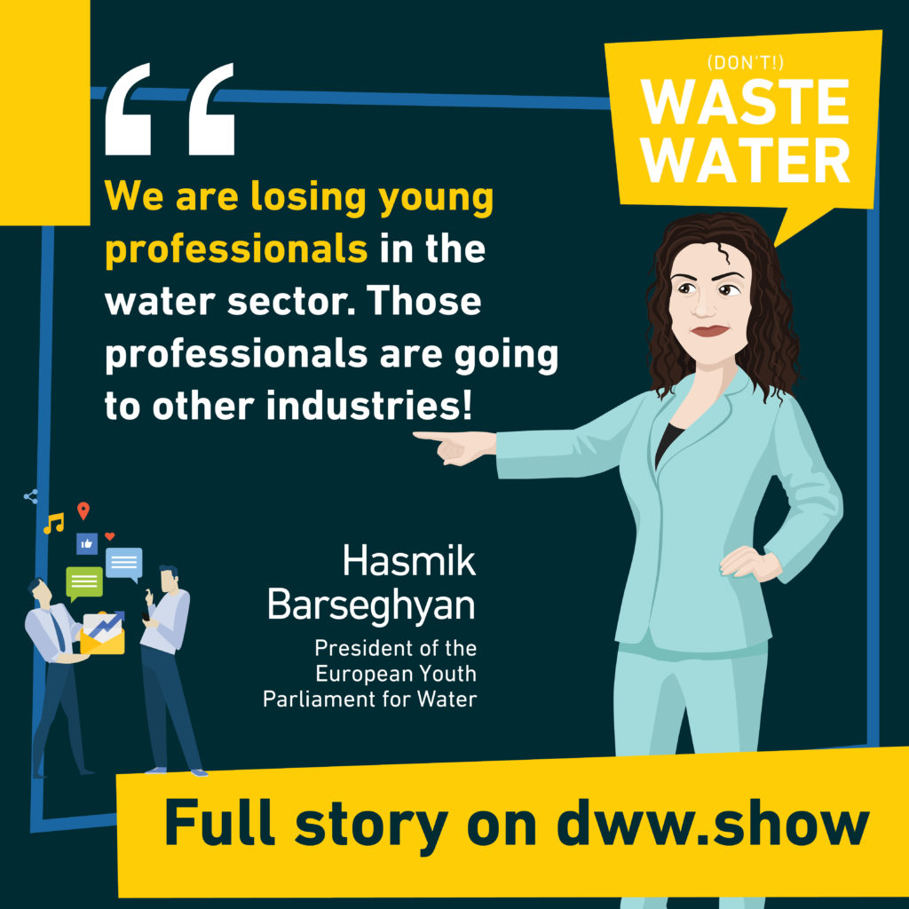 The Water Industry is losing on young water professionals thinks Hasmik Barseghyan