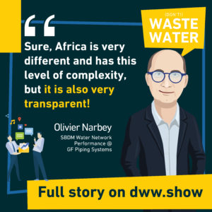 Africa is a very different but exciting place to work in the Water Industry, thinks Olivier Narbey