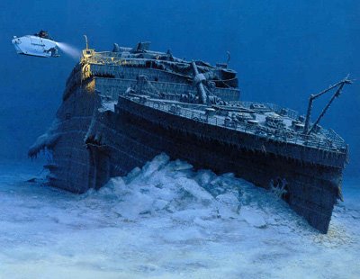 an Iceberg victim was found by a WHOI team: the Titanic