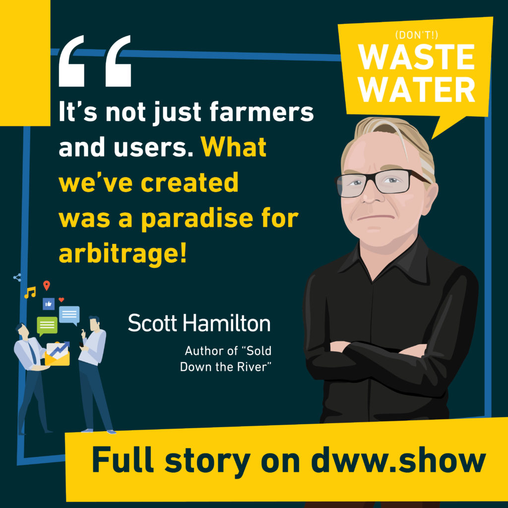 It's not just farmers and users: the Australian Water Trading Market has created a paradise for Arbitrage - thinks Scott Hamilton.