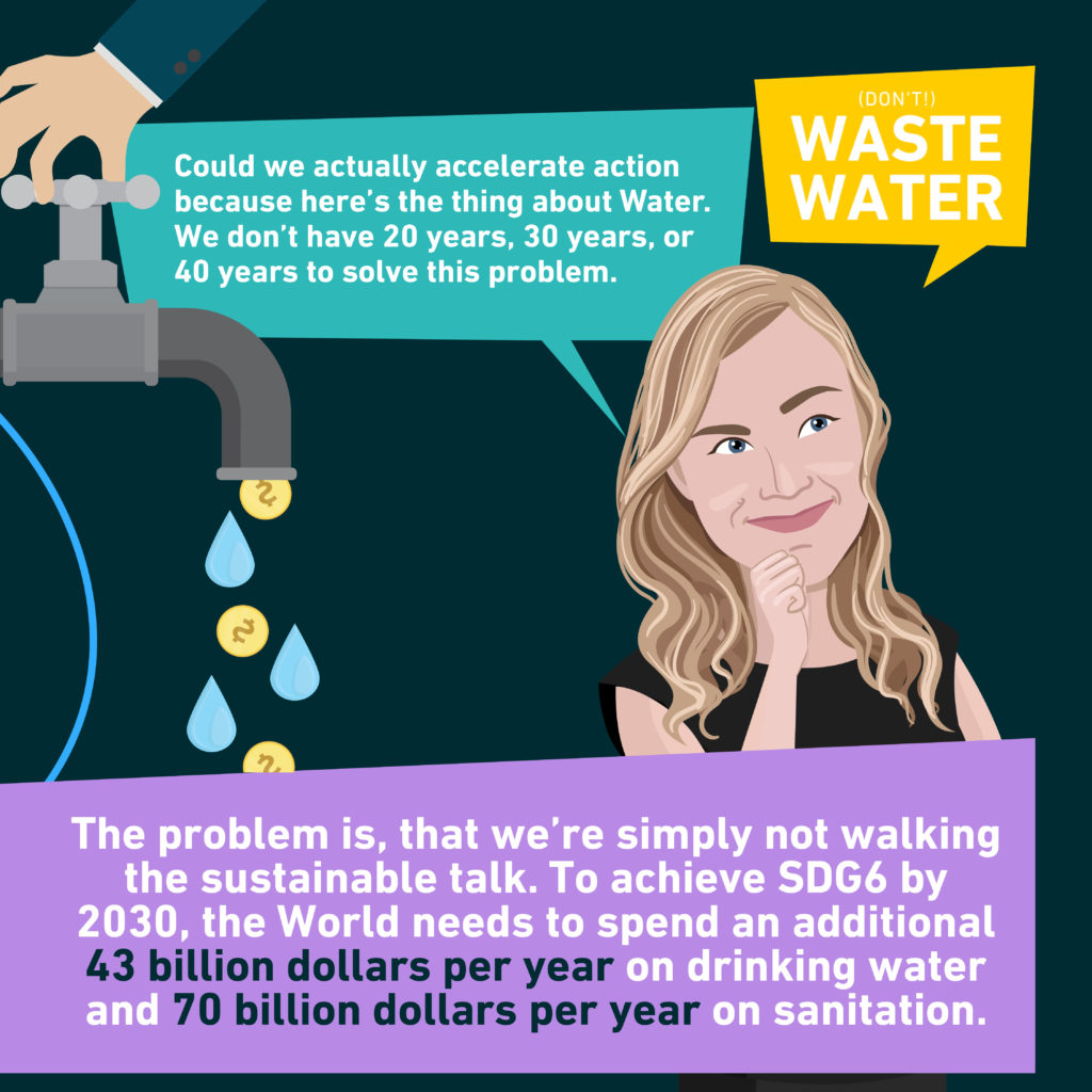 Achieving SDG 6 would cost $43 billion/year for Water and $70 billion/year for Sanitation