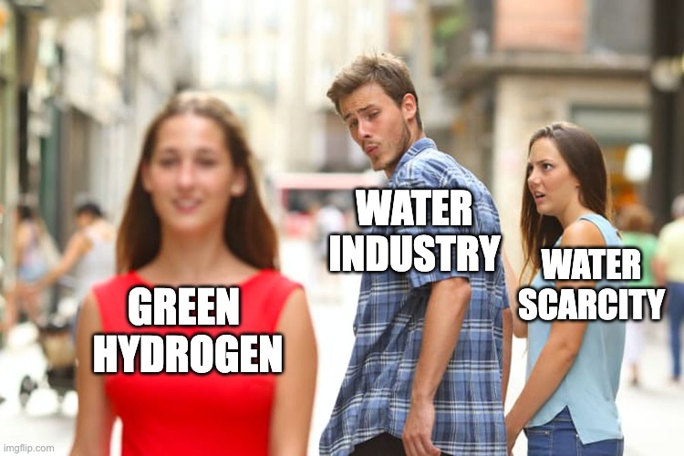 Water Industry looks at Green Hydrogen with Envy - despite Water Scarcity