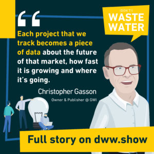 Each project that we track. It becomes a piece of data about the future of that market and how fast that market is growing and where it's going. Christopher Gasson.