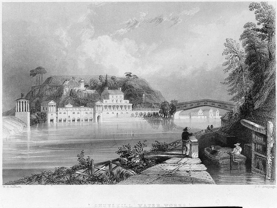 The Schuylkill Waterworks was built in 1812 in Philadelphia with public money long before New York and its private capital water company delivered any good water to the city