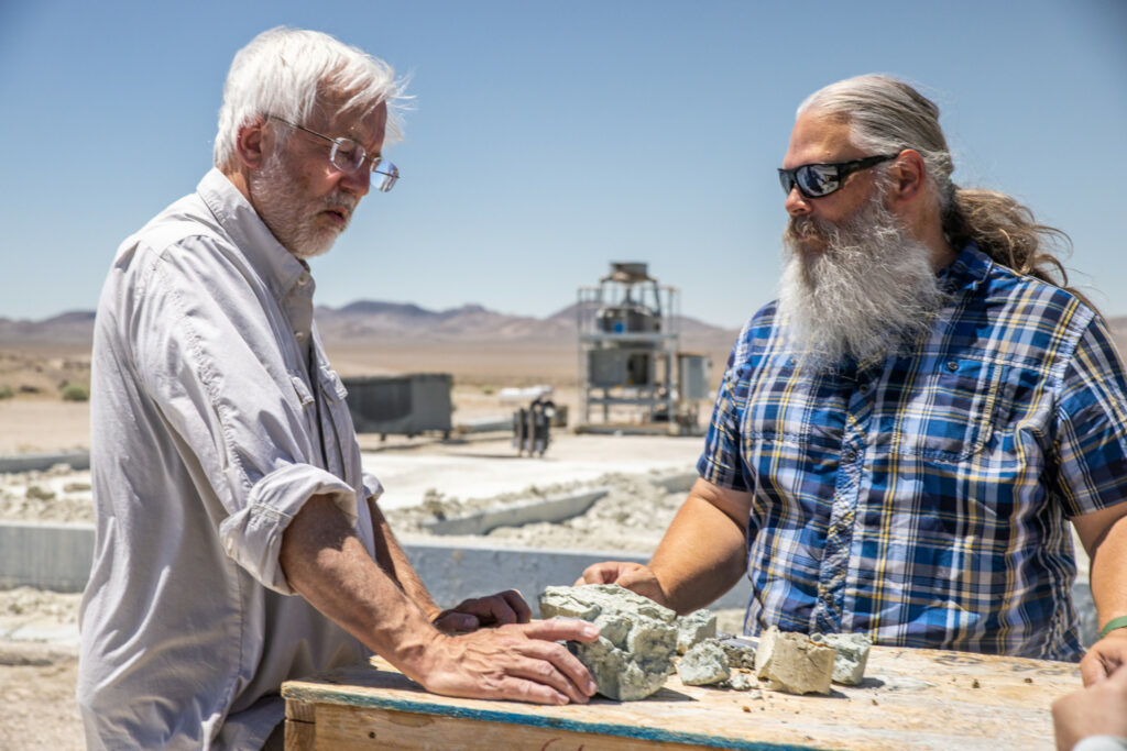 Mineral Testing at Clayton Valley in Nevada - Picture: Century Lithium