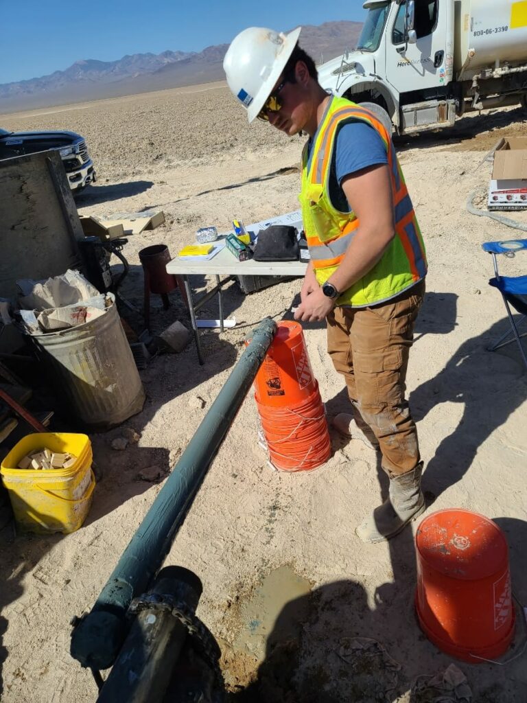 Drilling on a Lithium Mine by Iconic Minerals for Nevada Lithium