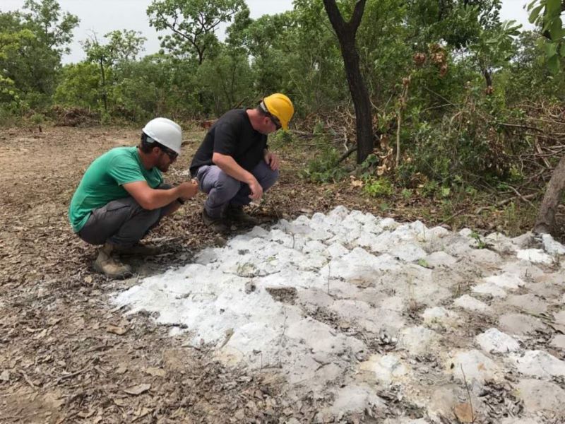 Lithium Sampling at Bougouni - Credit: Kodal Minerals