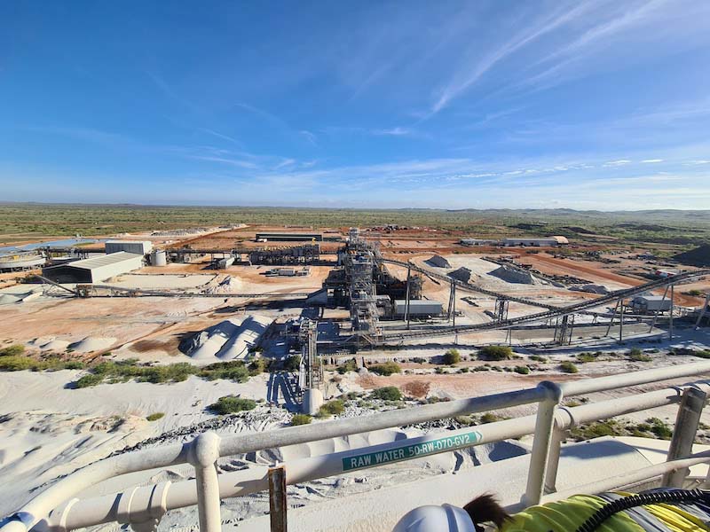 Picture of a Lithium Mine: Pilgan Plant, one of two Pilbara Mineral assets in Pilgangoora