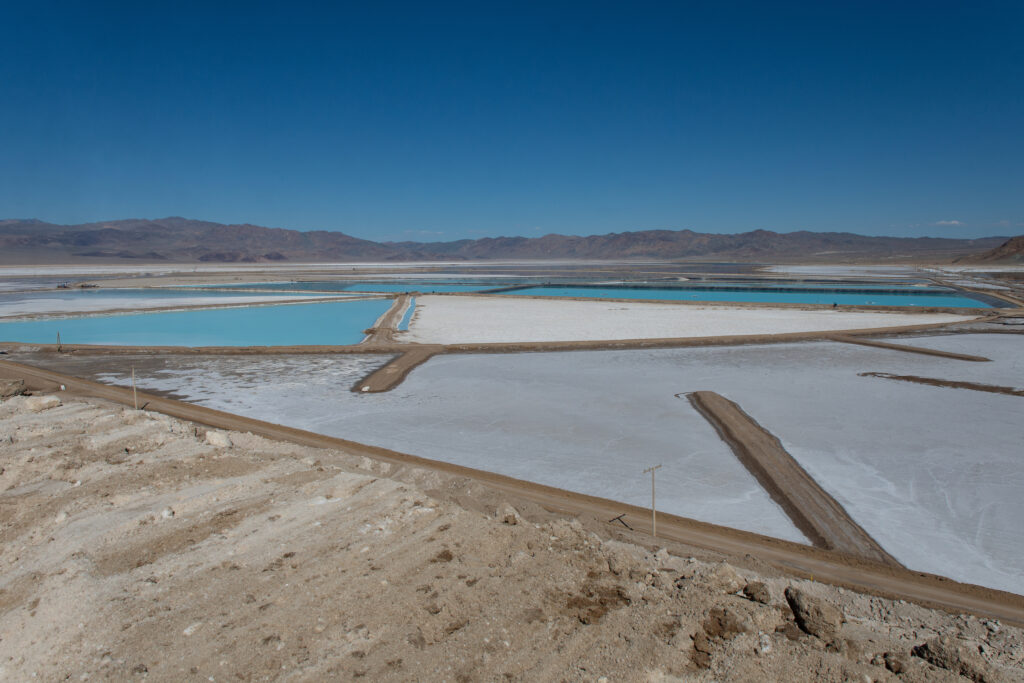 Lithium Evaporation Ponds in Nevada