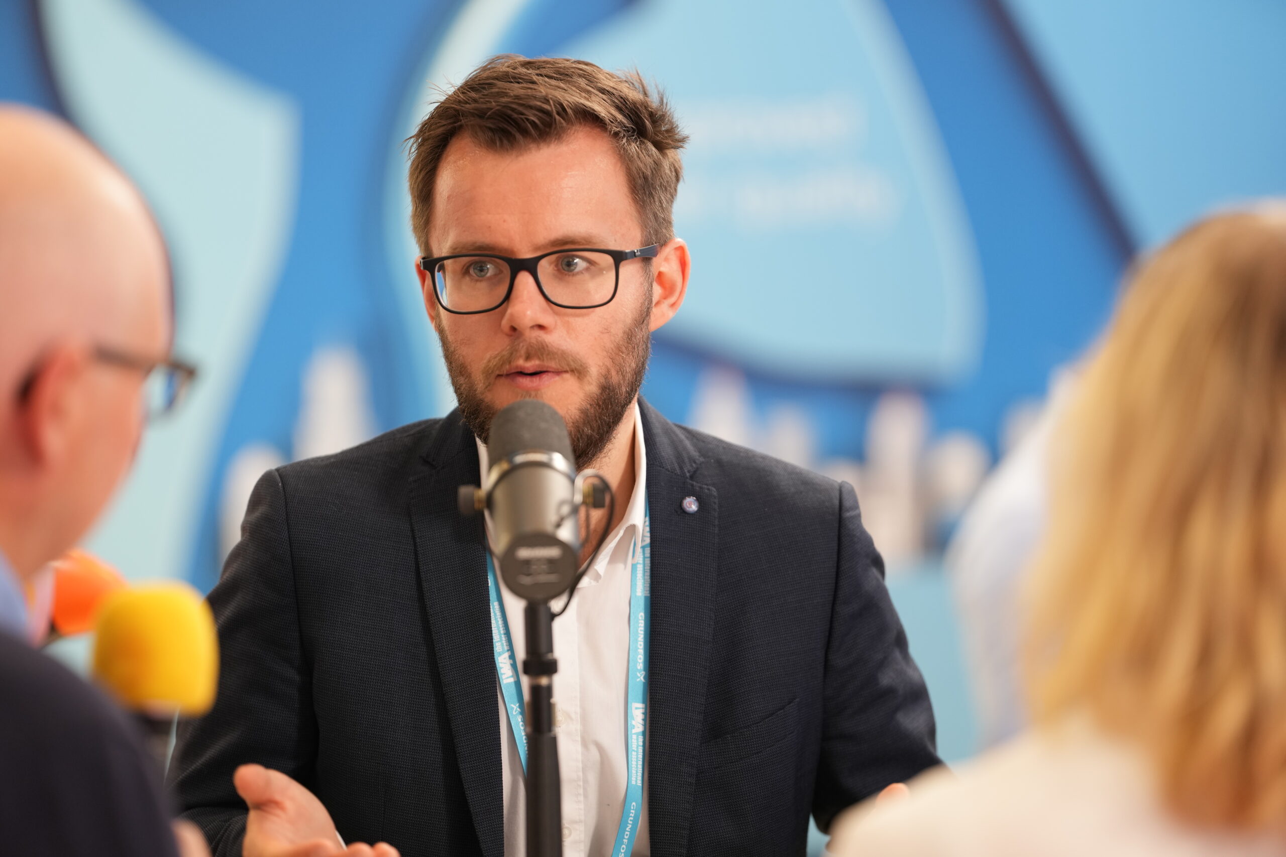 Antoine Walter hosts the (don't) Waste Water podcast at the IWA congress in Copenhagen