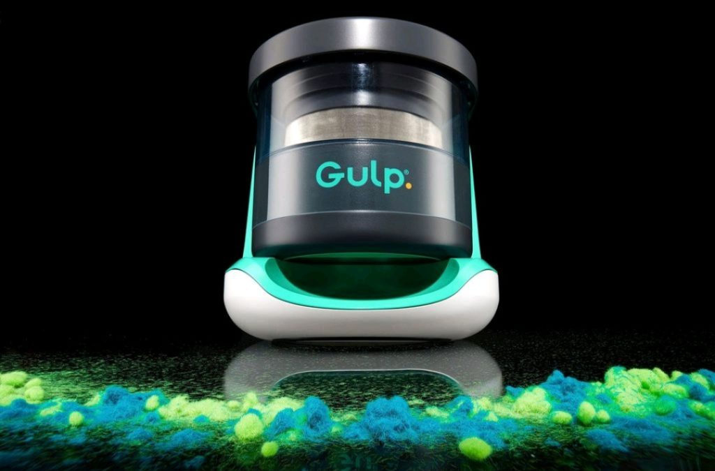 Gulp is Matter's hardware filter for microplastics in the washing machine discharge line