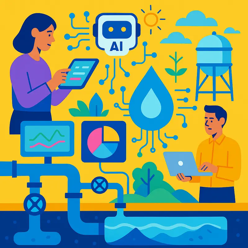 Modern water facility embracing AI technology