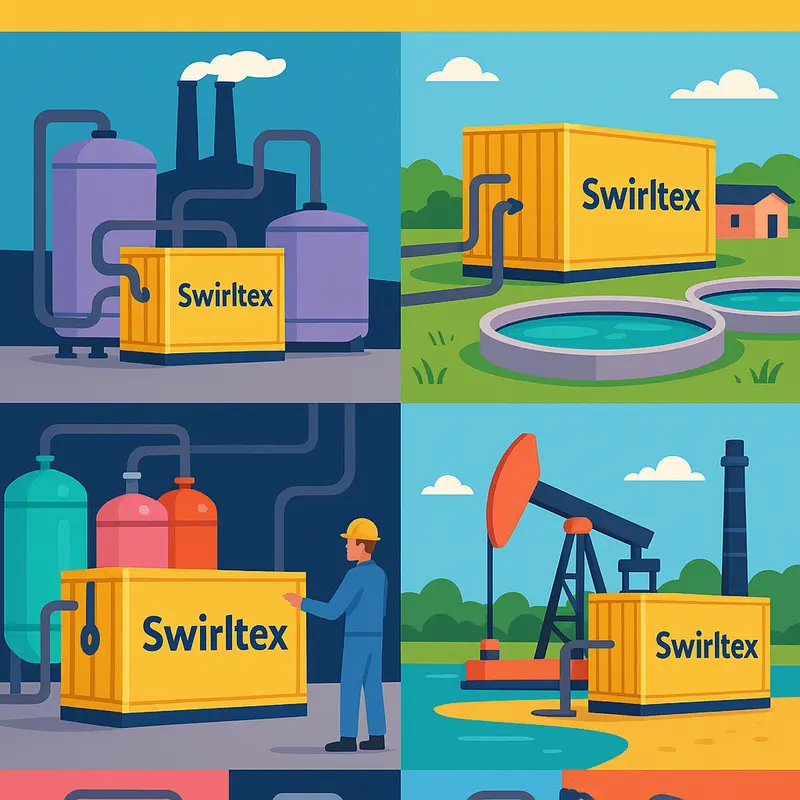 Swirltex’s bubble-enhanced membrane filtration in action