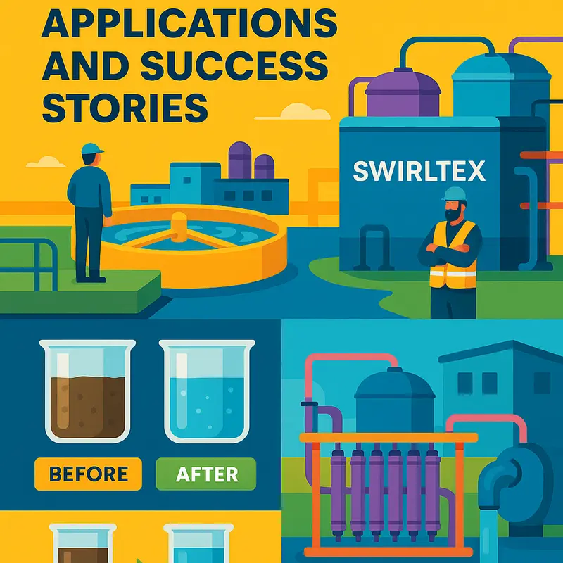 Swirltex’s bubble-enhanced membrane filtration in action