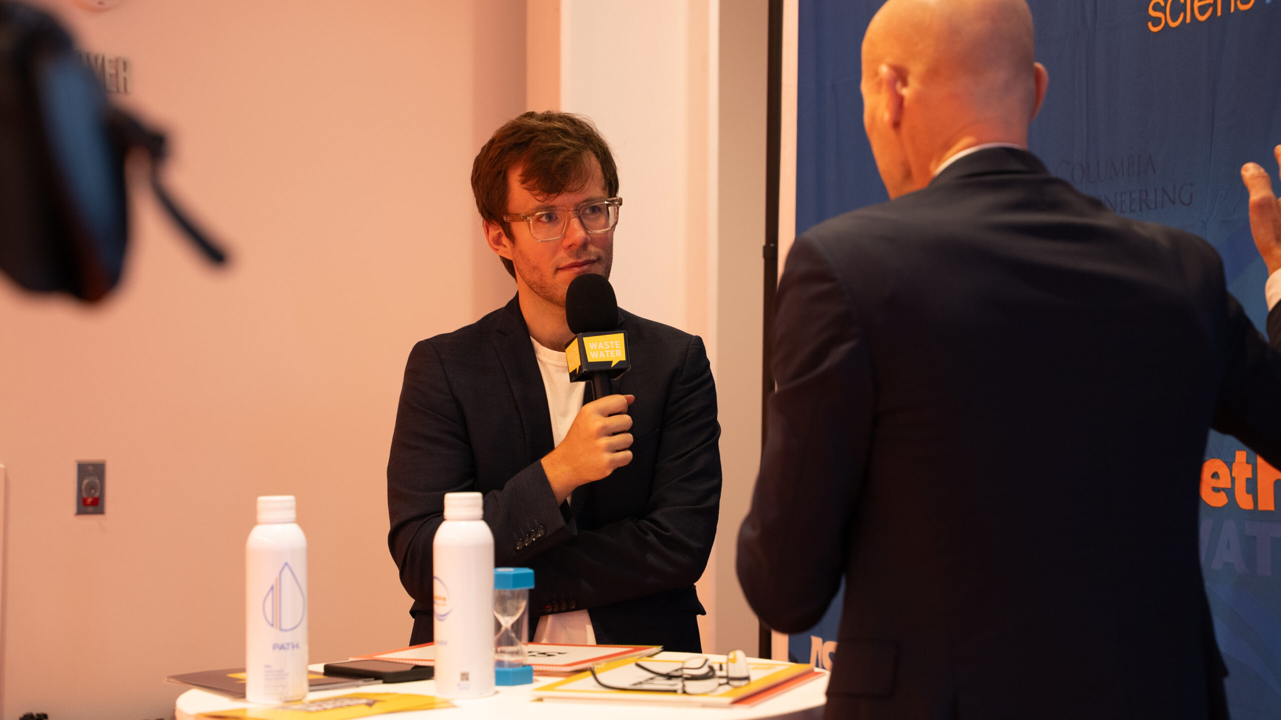 Antoine Walter interviewing Henk Ovink in New York